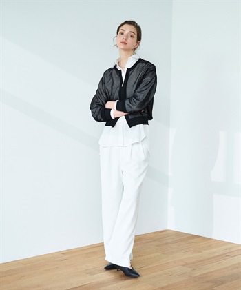 N.O.R.C メッシュニットシフォンコンビブルゾン_subthumb_3