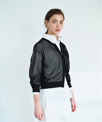 N.O.R.C メッシュニットシフォンコンビブルゾン_subthumb_5