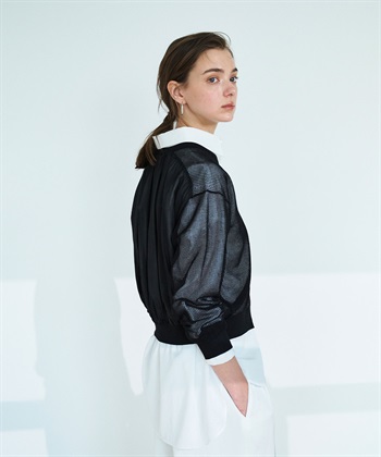 N.O.R.C メッシュニットシフォンコンビブルゾン_subthumb_6