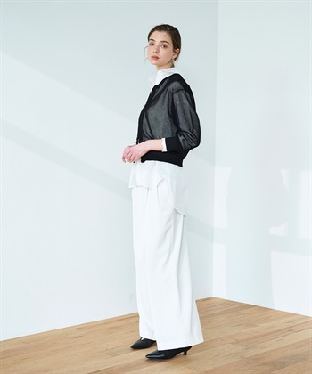 N.O.R.C メッシュニットシフォンコンビブルゾン_subthumb_7