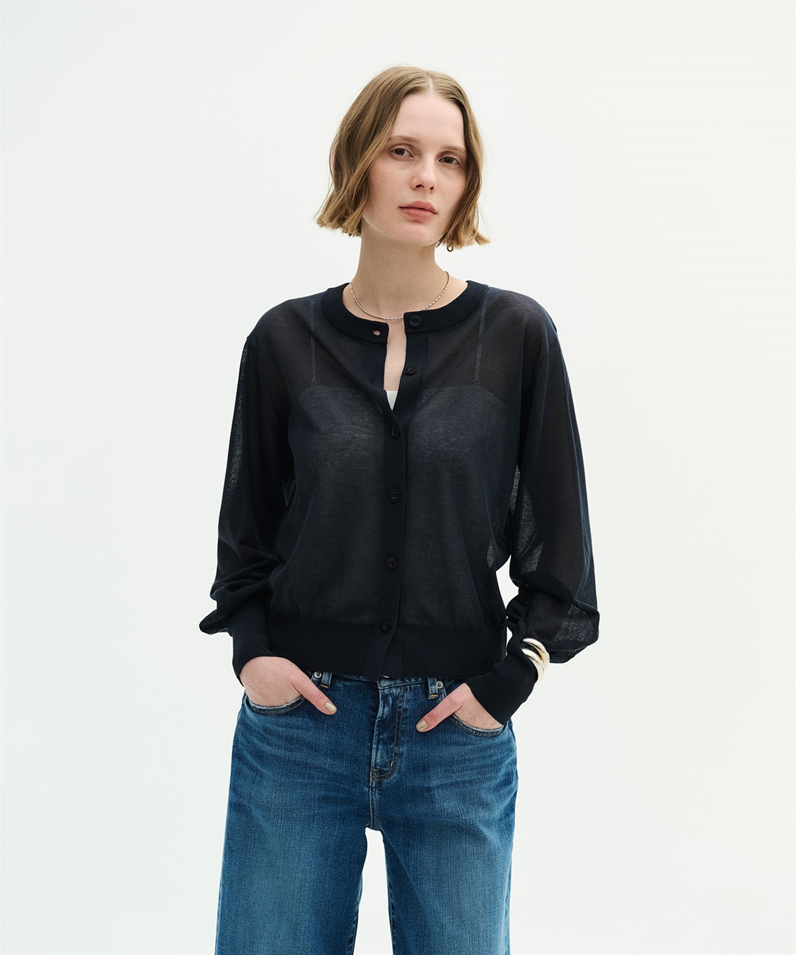 N.O.R.C 【SARACO】2WAYニットカーディガン_sub_2