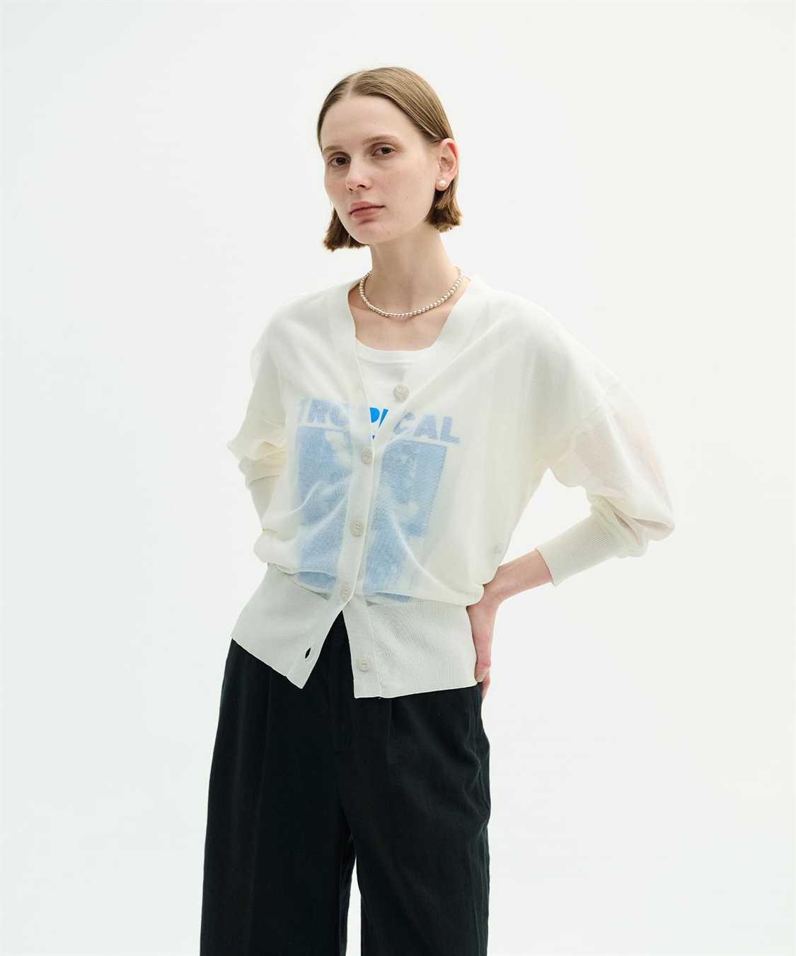 N.O.R.C 【SARACO】Vネックフォルムニットカーディガン_sub_17