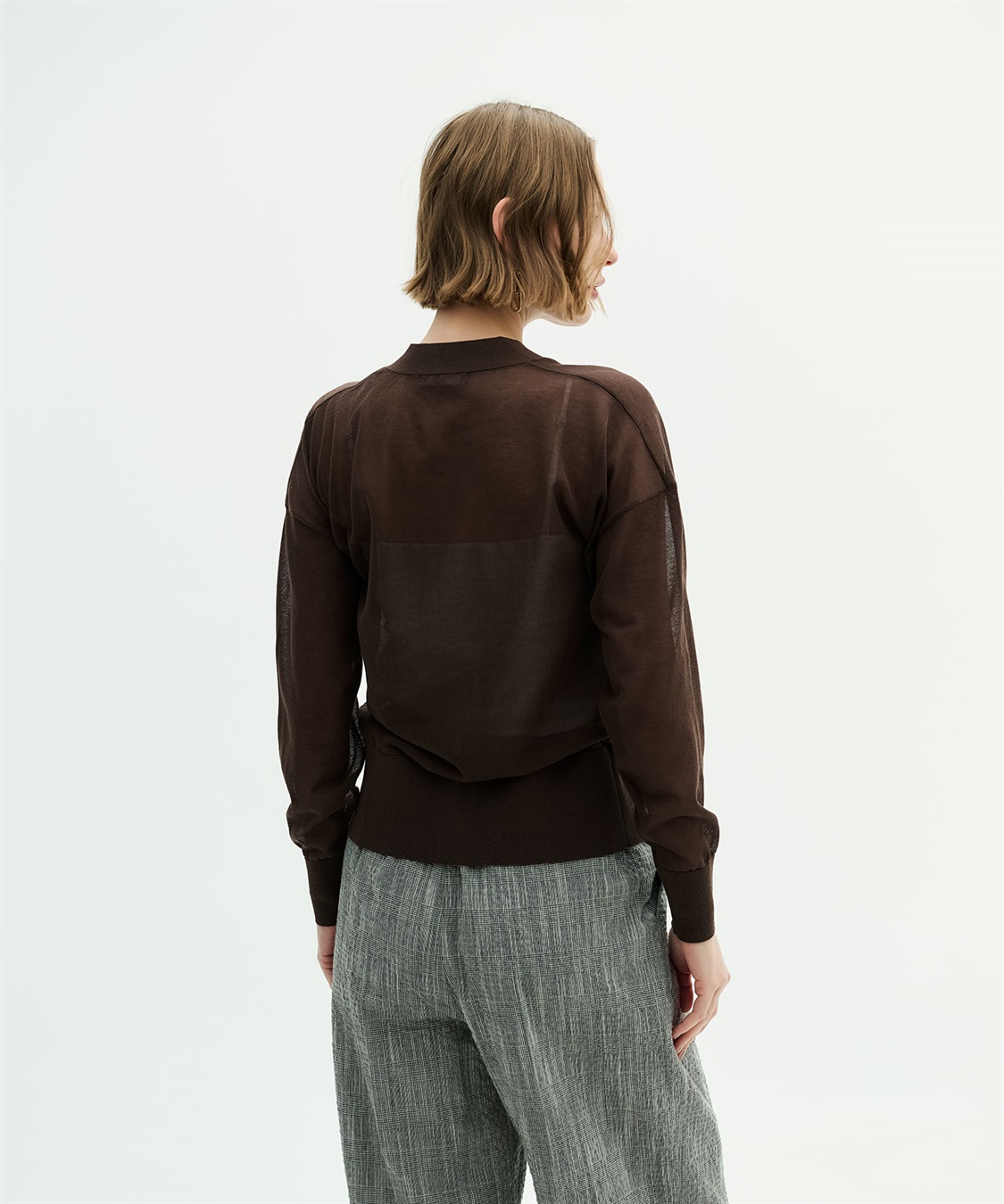 N.O.R.C 【SARACO】Vネックフォルムニットカーディガン_sub_24