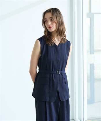 N.O.R.C 【トリアセリネン】ベルト付きジレ_subthumb_4