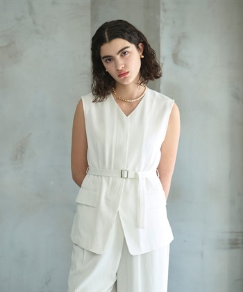 N.O.R.C 【トリアセリネン】ベルト付きジレ_subthumb_8