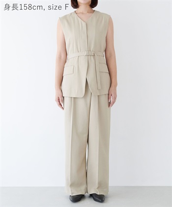 N.O.R.C 【トリアセリネン】ベルト付きジレ_subthumb_20