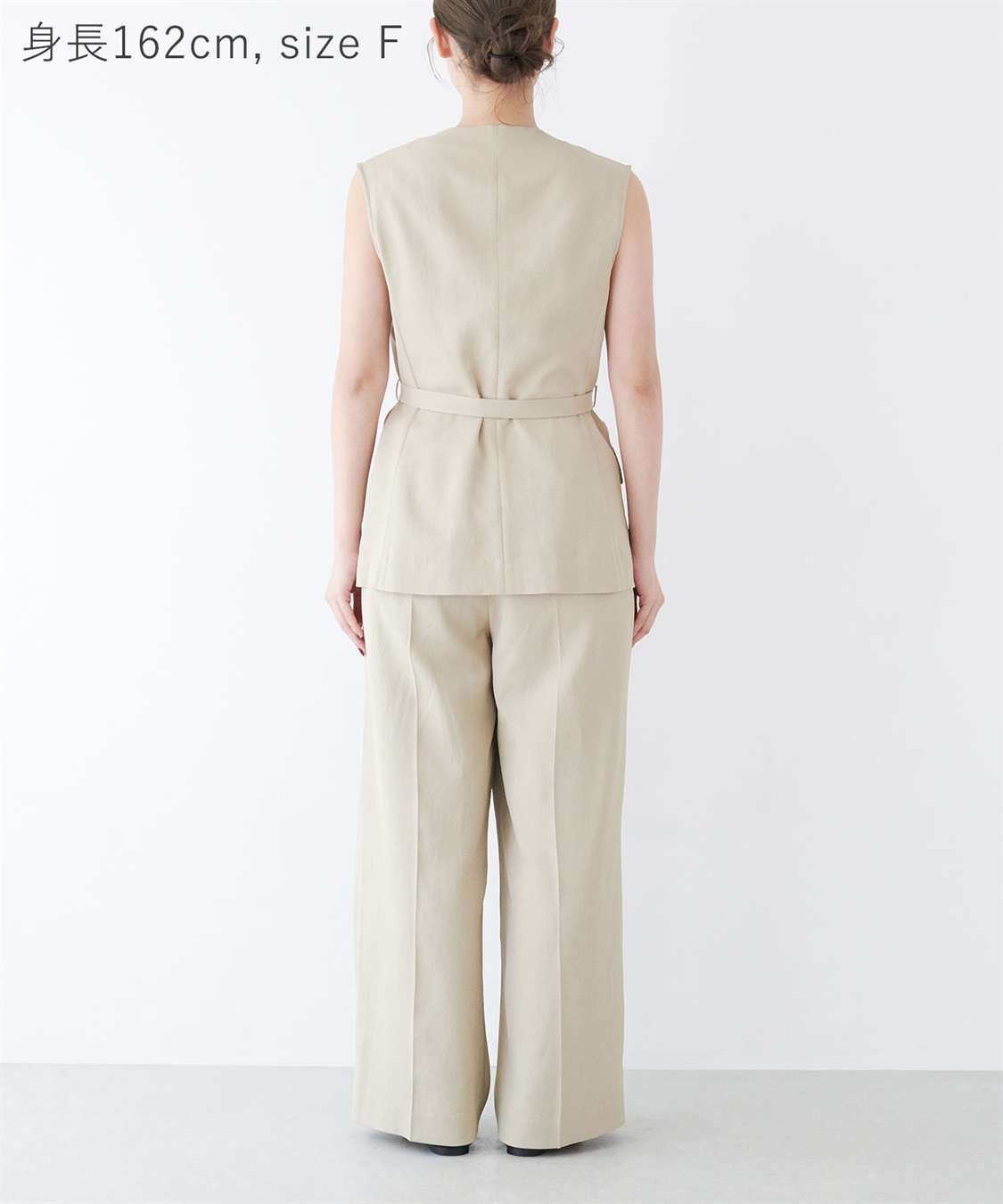 N.O.R.C 【トリアセリネン】ベルト付きジレ_sub_23