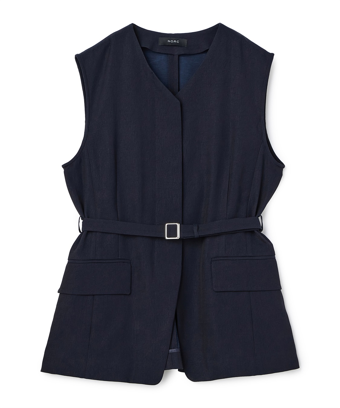 N.O.R.C 【トリアセリネン】ベルト付きジレ_sub_24