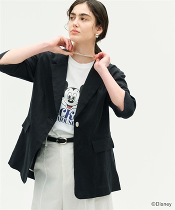 N.O.R.C 【フレンチリネン】ハーフスリーブジャケット_subthumb_3