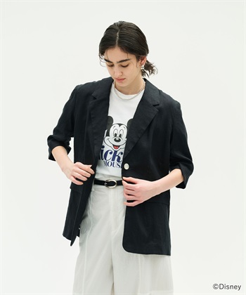 N.O.R.C 【フレンチリネン】ハーフスリーブジャケット_subthumb_7