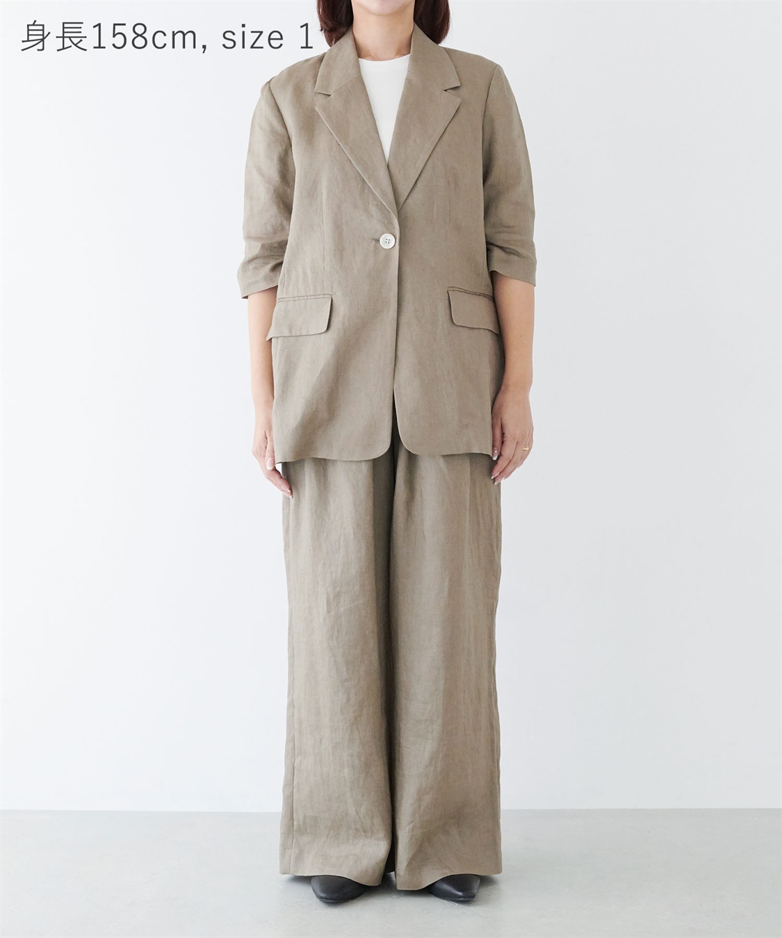 N.O.R.C 【フレンチリネン】ハーフスリーブジャケット_sub_19