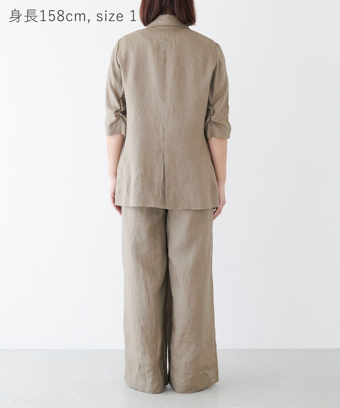 N.O.R.C 【フレンチリネン】ハーフスリーブジャケット_sub_20