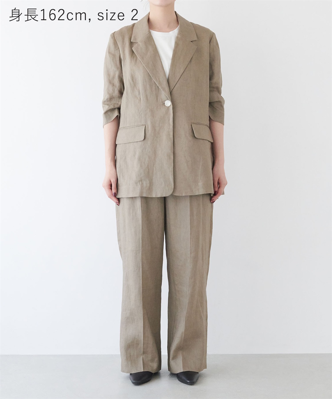 N.O.R.C 【フレンチリネン】ハーフスリーブジャケット_sub_21