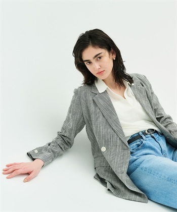 N.O.R.C 【フレンチリネン】ダブルテーラードジャケット_subthumb_11