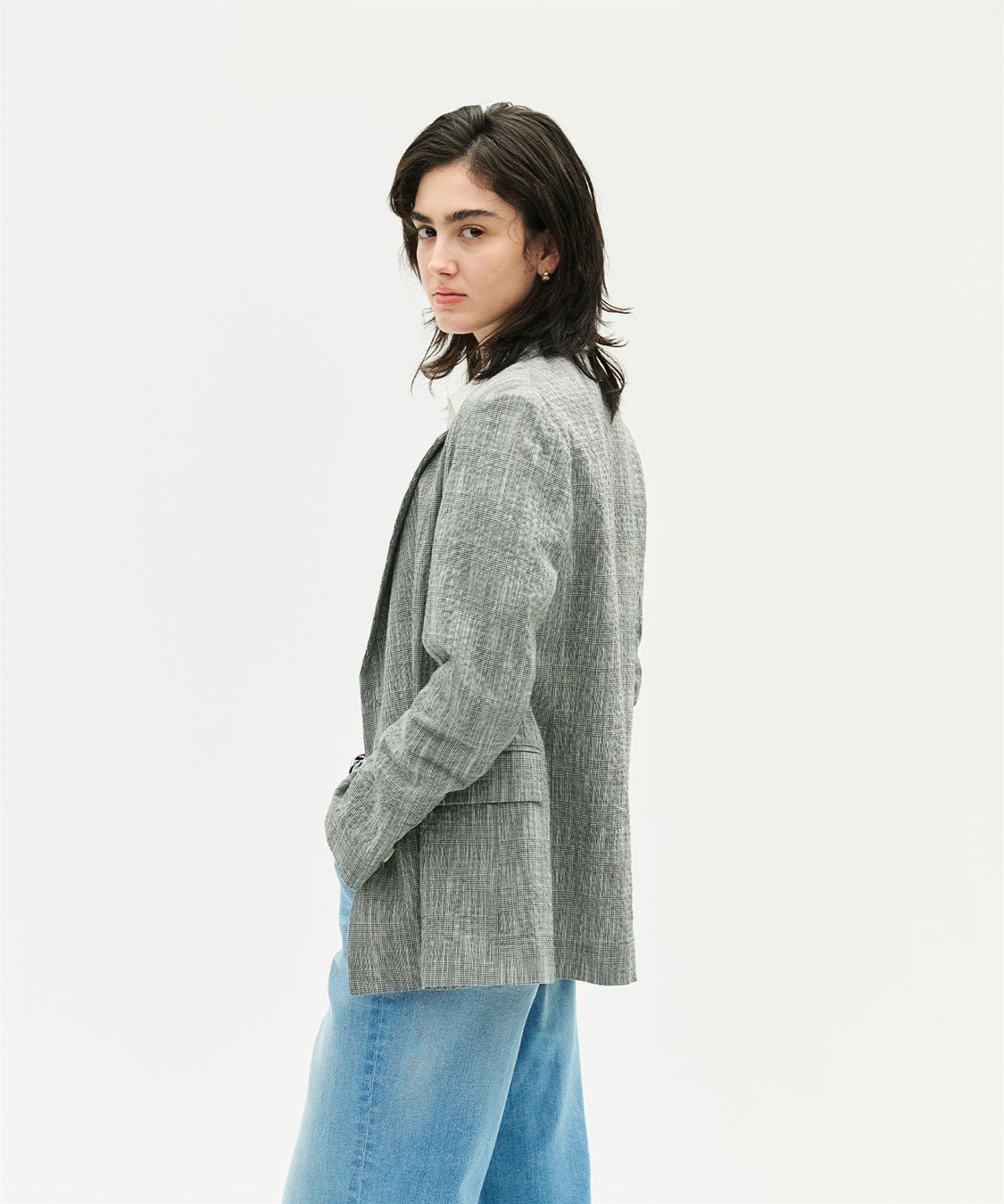 N.O.R.C 【フレンチリネン】ダブルテーラードジャケット_sub_12