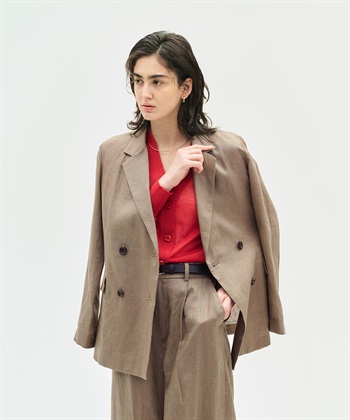 N.O.R.C 【フレンチリネン】ダブルテーラードジャケット_subthumb_14