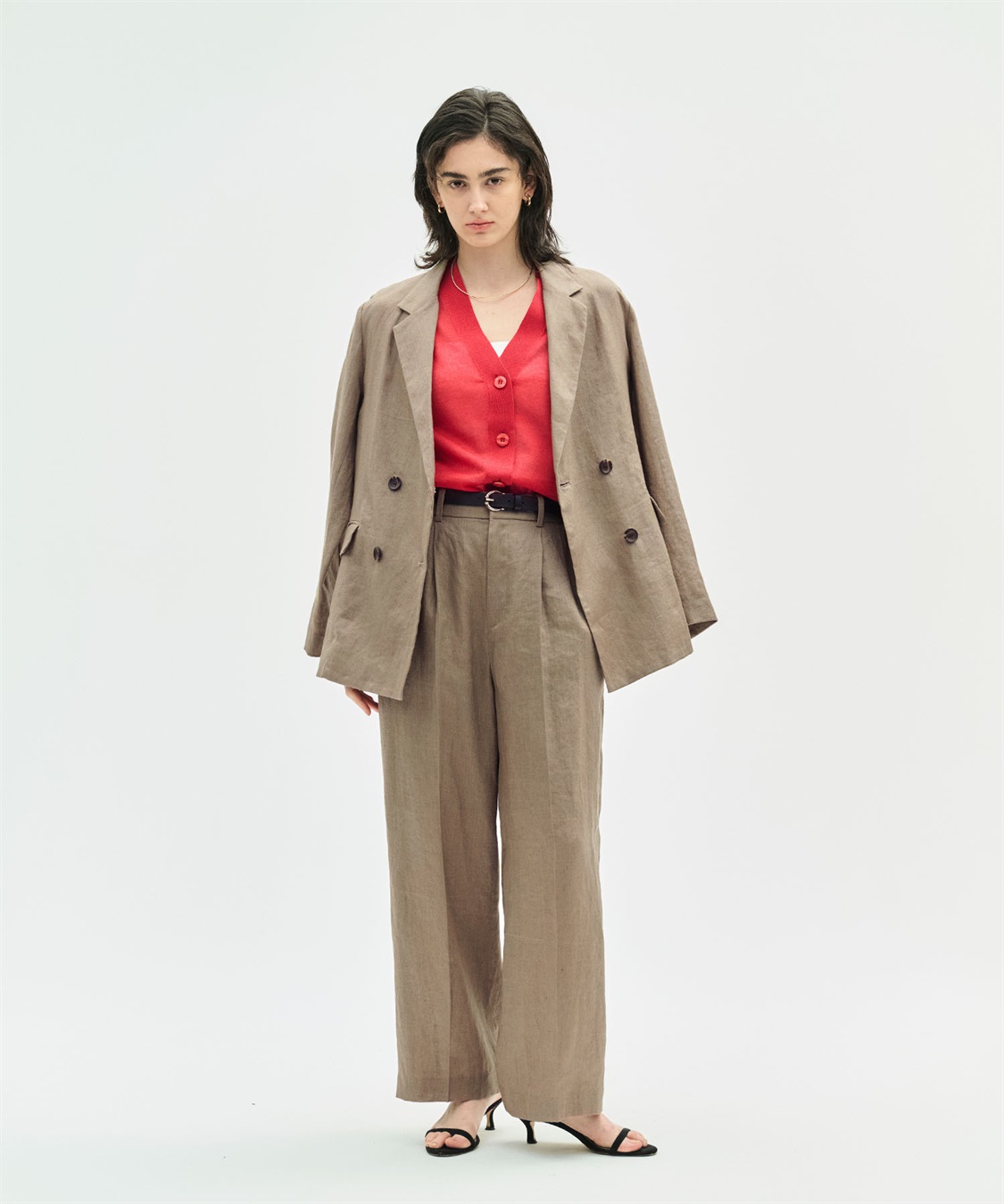 N.O.R.C 【フレンチリネン】ダブルテーラードジャケット_sub_15