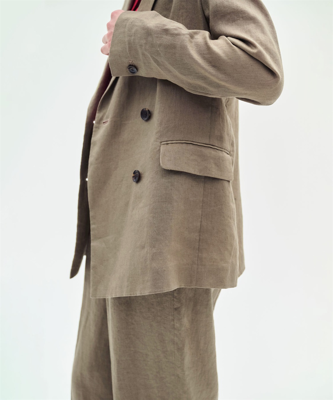 N.O.R.C 【フレンチリネン】ダブルテーラードジャケット_sub_18