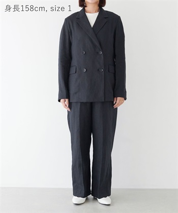 N.O.R.C 【フレンチリネン】ダブルテーラードジャケット_subthumb_21