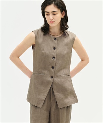 N.O.R.C 【フレンチリネン】フォルムベスト_subthumb_2