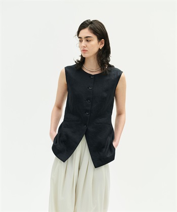 N.O.R.C 【フレンチリネン】フォルムベスト_subthumb_3