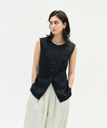 N.O.R.C 【フレンチリネン】フォルムベスト_subthumb_5