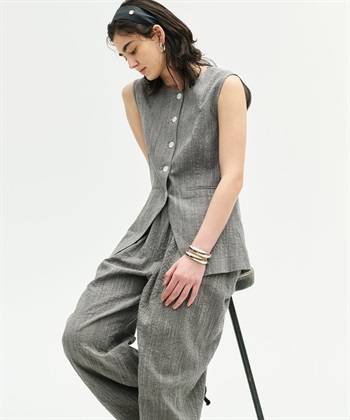 N.O.R.C 【フレンチリネン】フォルムベスト_subthumb_7