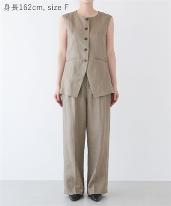 N.O.R.C 【フレンチリネン】フォルムベスト_subthumb_22