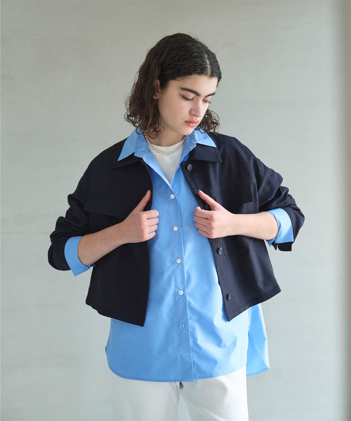 N.O.R.C 【トリアセリネン】ステンカラーブルゾン_sub_5