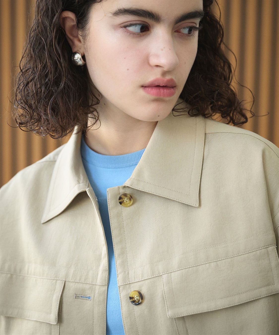 N.O.R.C 【トリアセリネン】ステンカラーブルゾン_sub_18