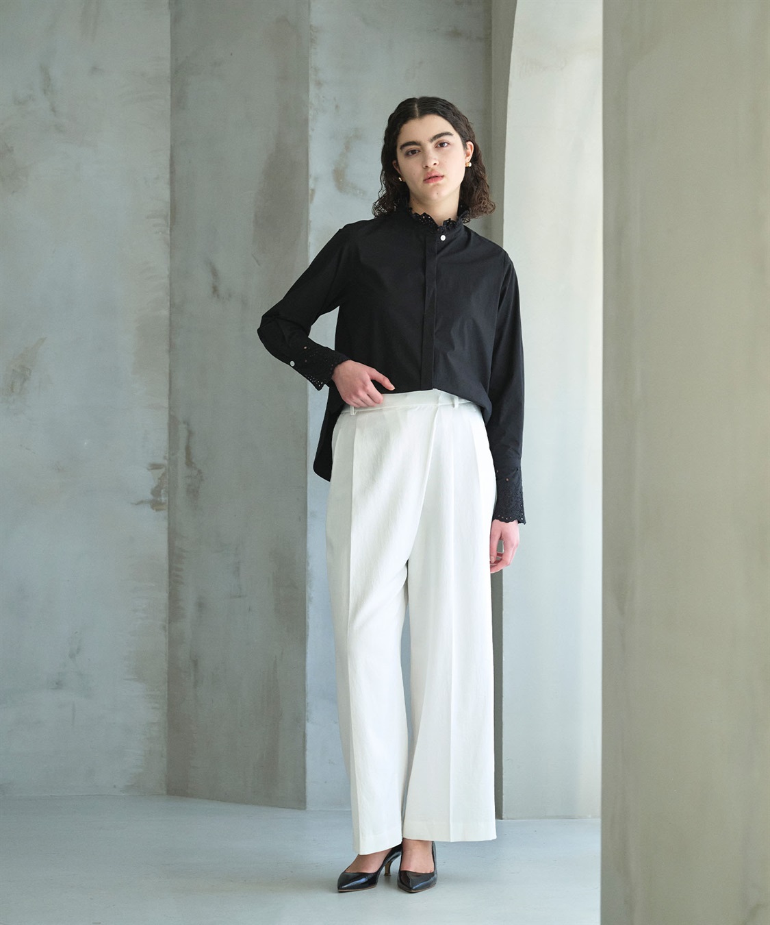 N.O.R.C 【トリアセリネン】ラップトラウザーパンツ_sub_6