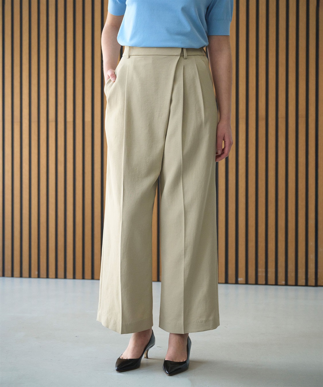 N.O.R.C 【トリアセリネン】ラップトラウザーパンツ_sub_13