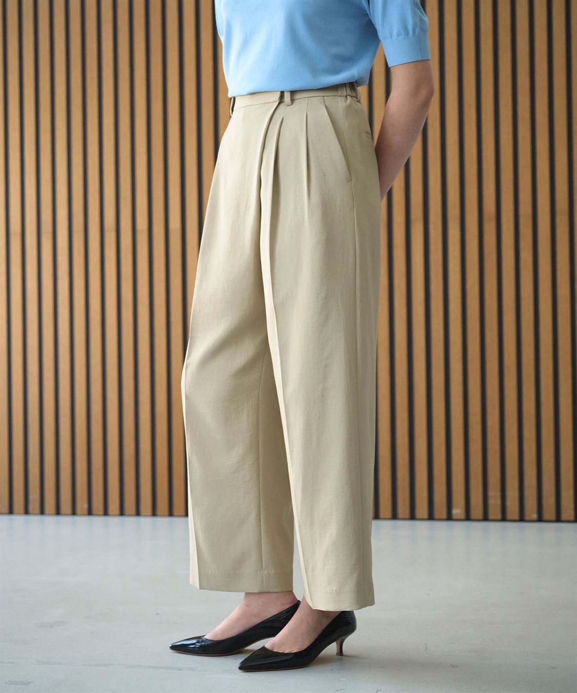 N.O.R.C 【トリアセリネン】ラップトラウザーパンツ_sub_14