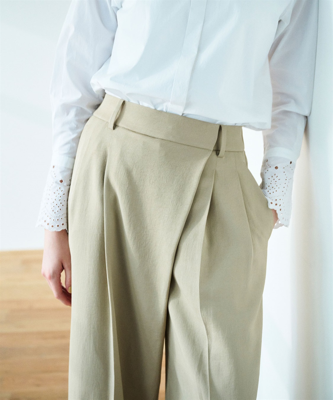 N.O.R.C 【トリアセリネン】ラップトラウザーパンツ_sub_17