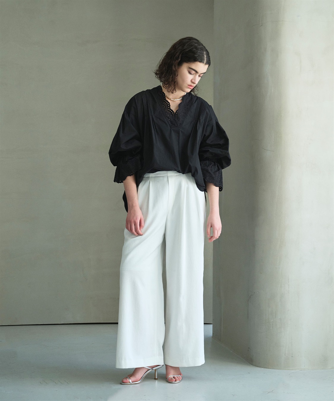 N.O.R.C 【トリアセリネン】ドロストワイドパンツ_sub_6