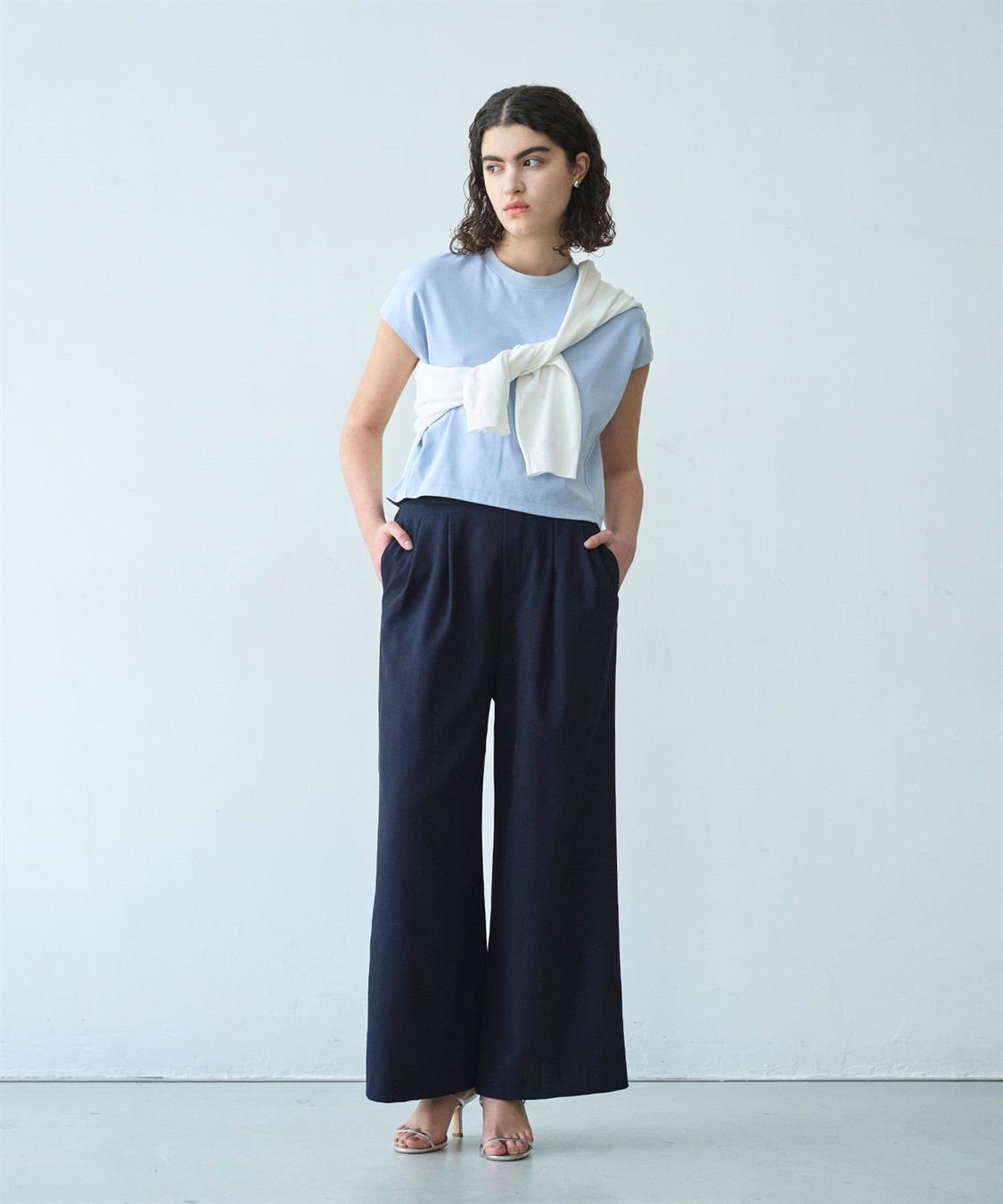 N.O.R.C 【トリアセリネン】ドロストワイドパンツ_sub_8