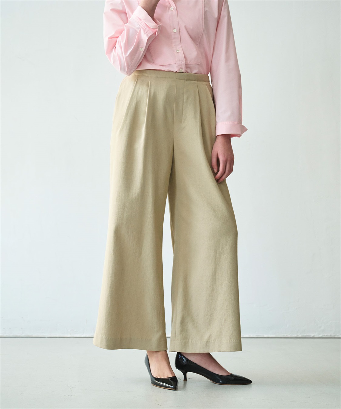 N.O.R.C 【トリアセリネン】ドロストワイドパンツ_sub_12