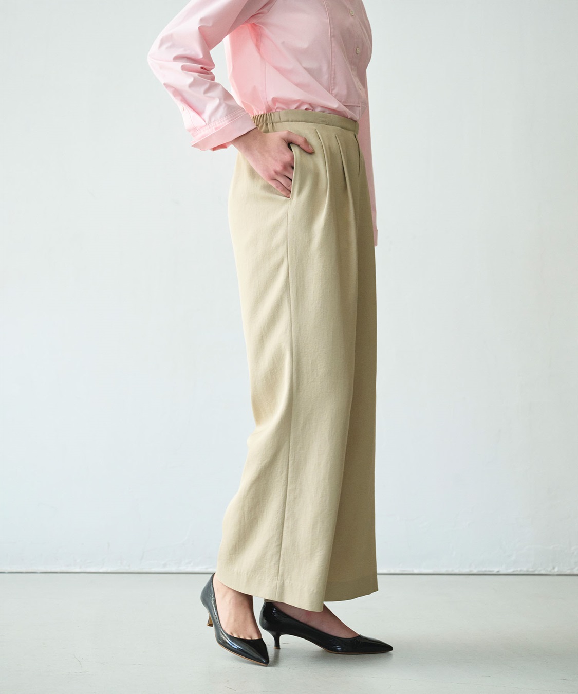 N.O.R.C 【トリアセリネン】ドロストワイドパンツ_sub_16