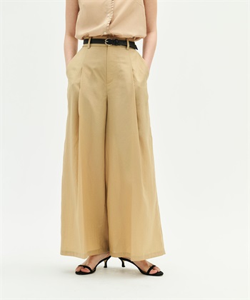 N.O.R.C ブライトローン撥水フレアパンツ【AIRY MOTION】_subthumb_2