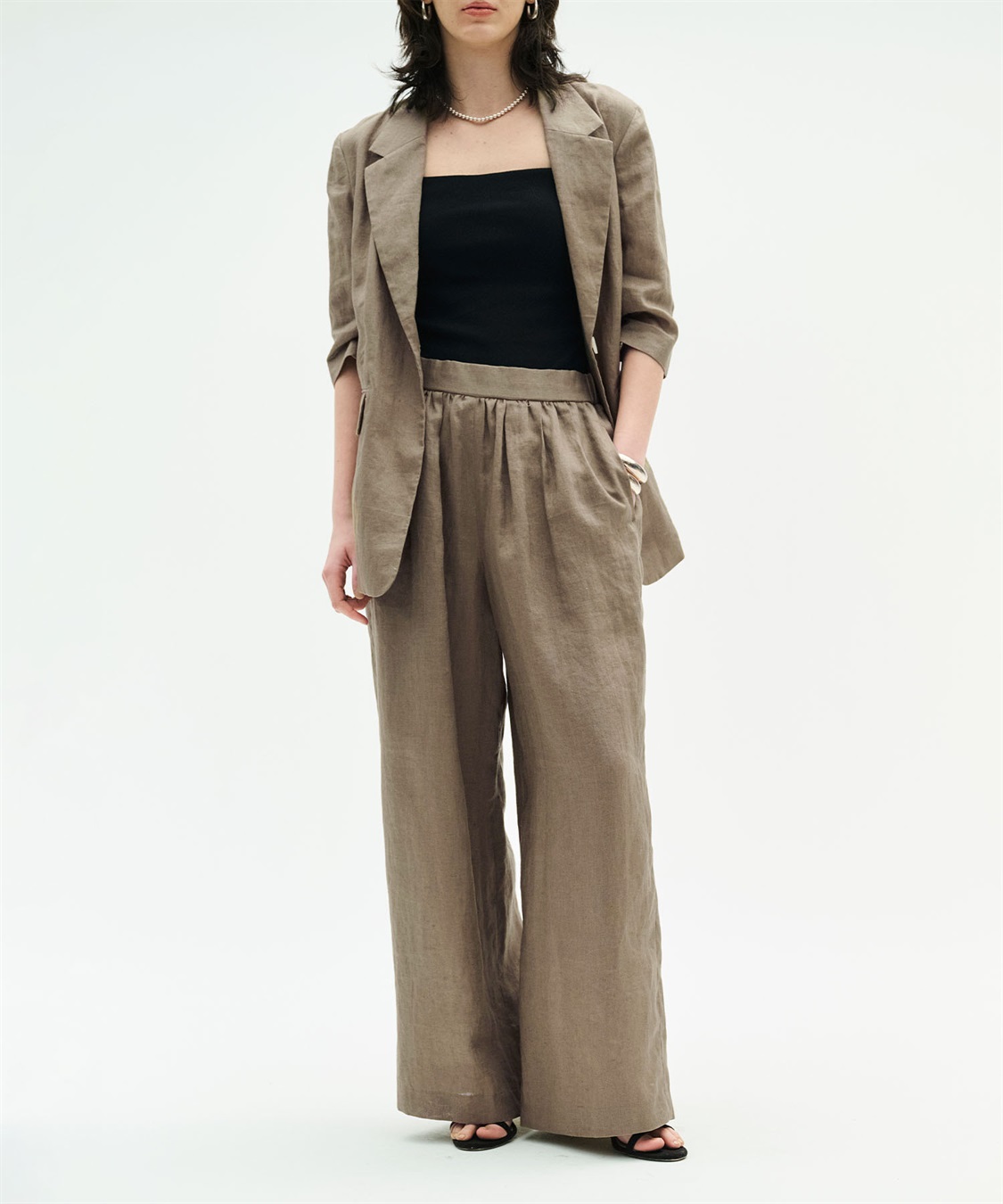 N.O.R.C 【フレンチリネン】イージーパンツ_sub_14