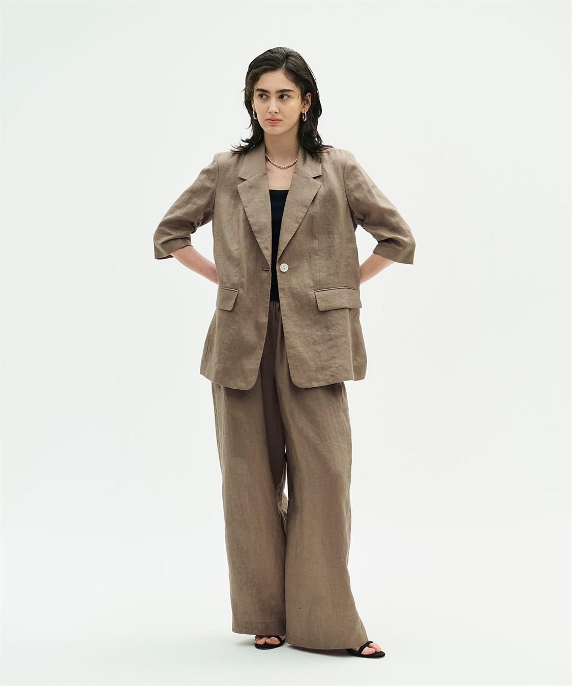 N.O.R.C 【フレンチリネン】イージーパンツ_sub_17