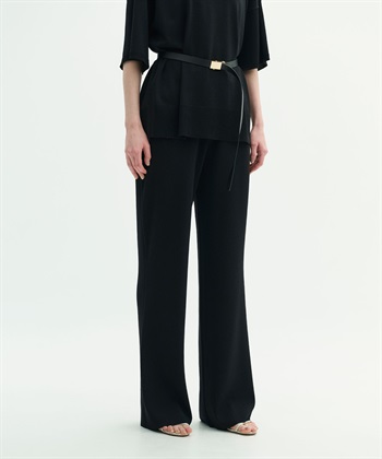 N.O.R.C <FITTING CAMPAIGN対象商品> 【ウォッシャブル】クールフレアニットパンツ_subthumb_1