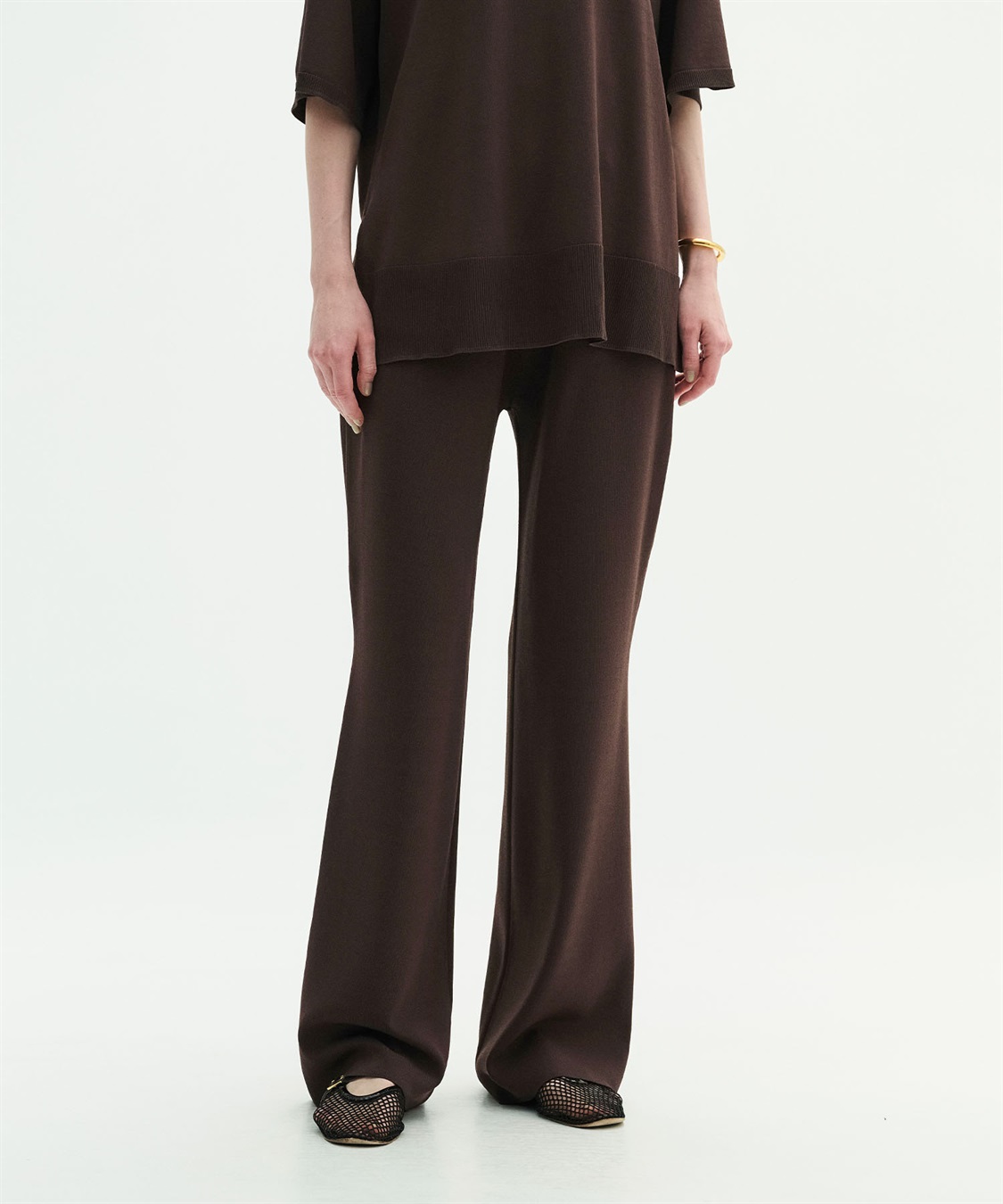 N.O.R.C <FITTING CAMPAIGN対象商品> 【ウォッシャブル】クールフレアニットパンツ_sub_15