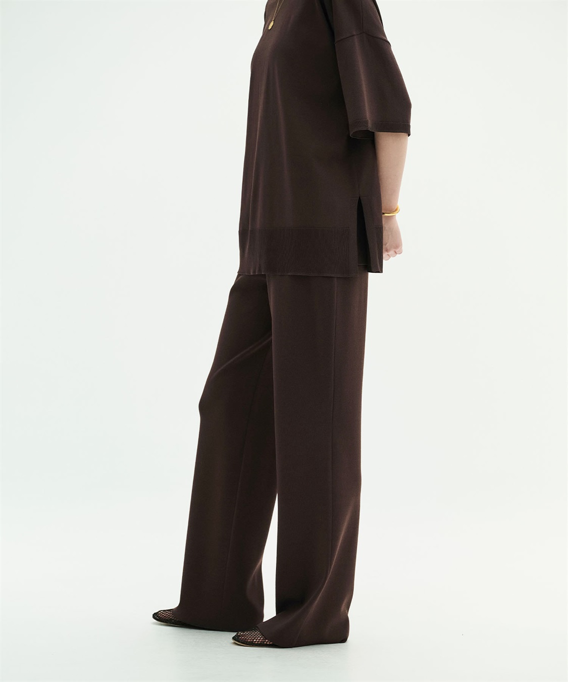 N.O.R.C <FITTING CAMPAIGN対象商品> 【ウォッシャブル】クールフレアニットパンツ_sub_16