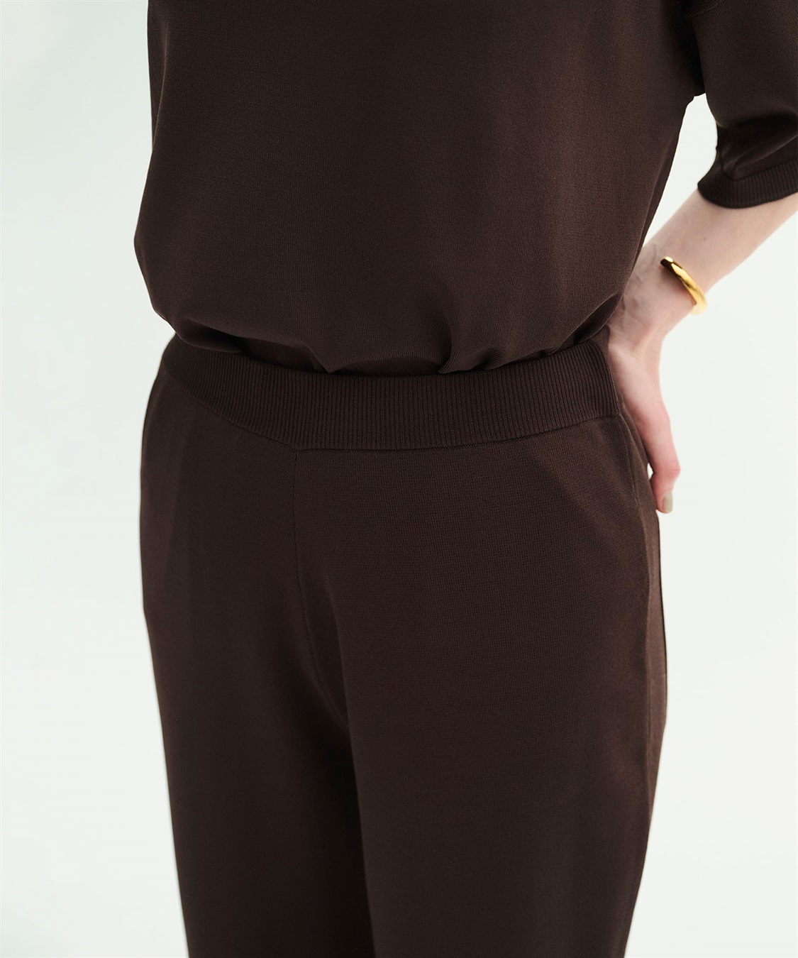 N.O.R.C <FITTING CAMPAIGN対象商品> 【ウォッシャブル】クールフレアニットパンツ_sub_22