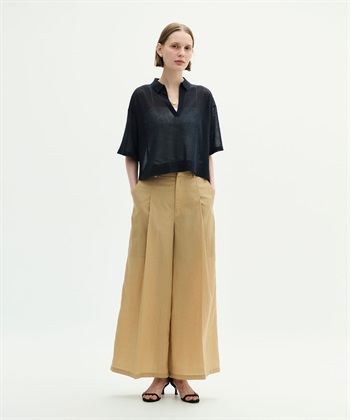 N.O.R.C 【SARACO】スキッパーハーフスリーブニット_subthumb_6