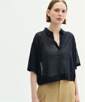 N.O.R.C 【SARACO】スキッパーハーフスリーブニット_subthumb_7