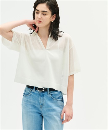 N.O.R.C 【SARACO】スキッパーハーフスリーブニット_subthumb_8