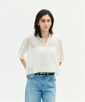 N.O.R.C 【SARACO】スキッパーハーフスリーブニット_subthumb_11