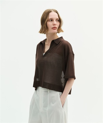 N.O.R.C 【SARACO】スキッパーハーフスリーブニット_subthumb_13